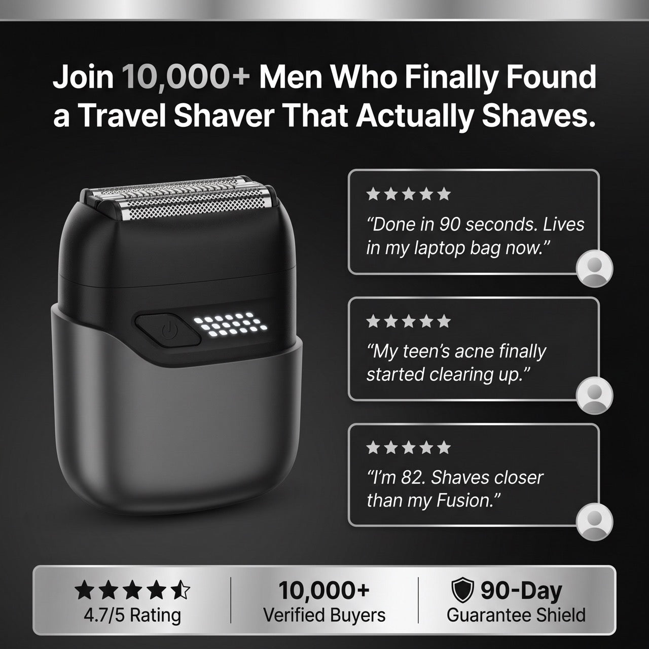 NOMAD Mini Electric Razor for Men